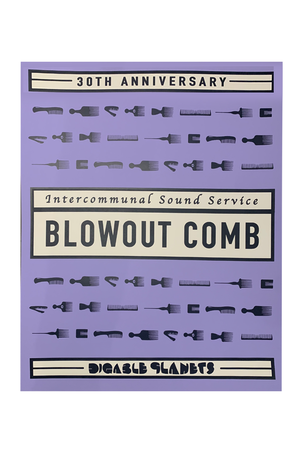 Blowout Comb Screen Printed Poster