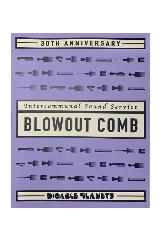 Blowout Comb Screen Printed Poster